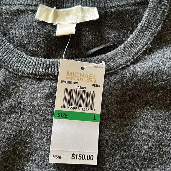 Michael Kors half sleeve faux fur cuffed sweater - Picture 7 of 7